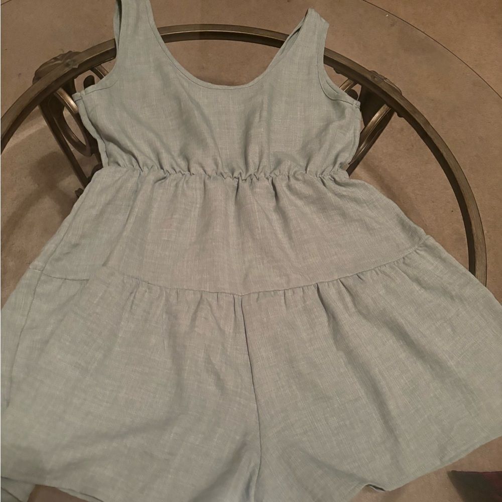 First Love sage romper - Picture 3 of 3